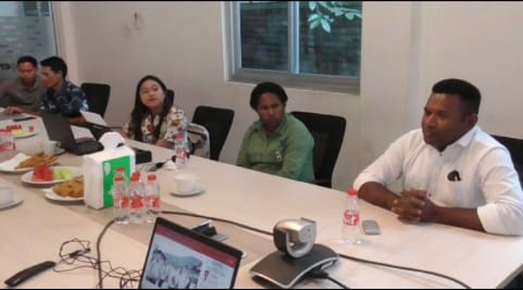 Dinas Kominfo Pegunungan Bintang Gandeng PT. Okmin Papua Mandiri  Lakukan Bimtek Pengelolaan Website Pemda