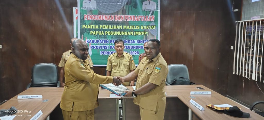 Berkas 6 Bakal Calon Anggota MRP Papua Pegunungan Asal Pegunungan Bintang Yang Mendaftar Sedang Diverifikasi Panpil